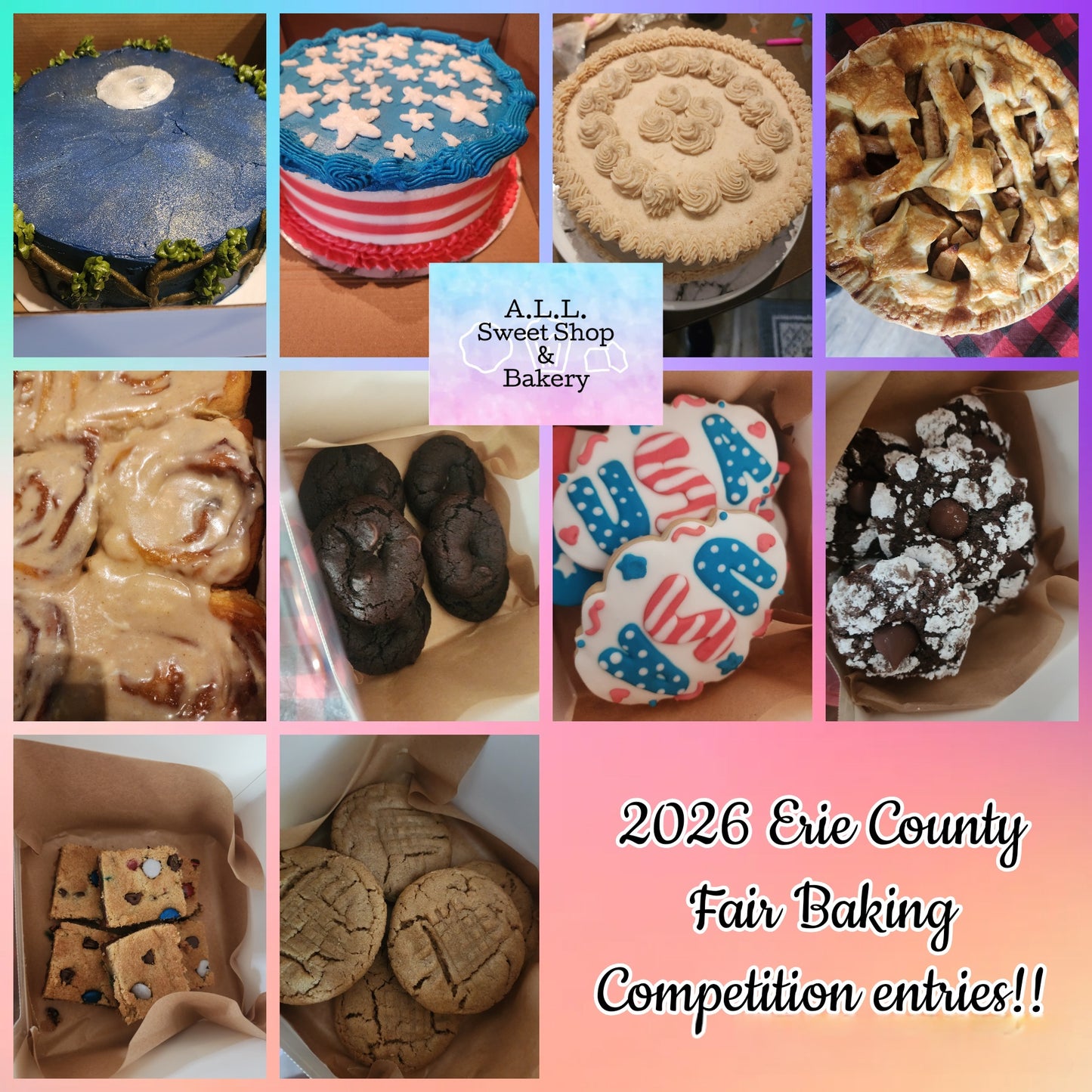 2026 ECF Baking Competition entries sampler box