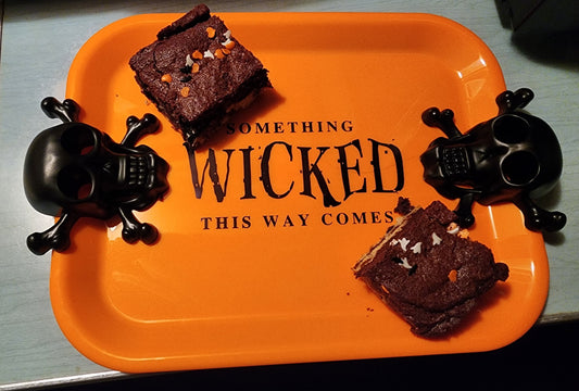 Halloween Oreo Brookie Bars