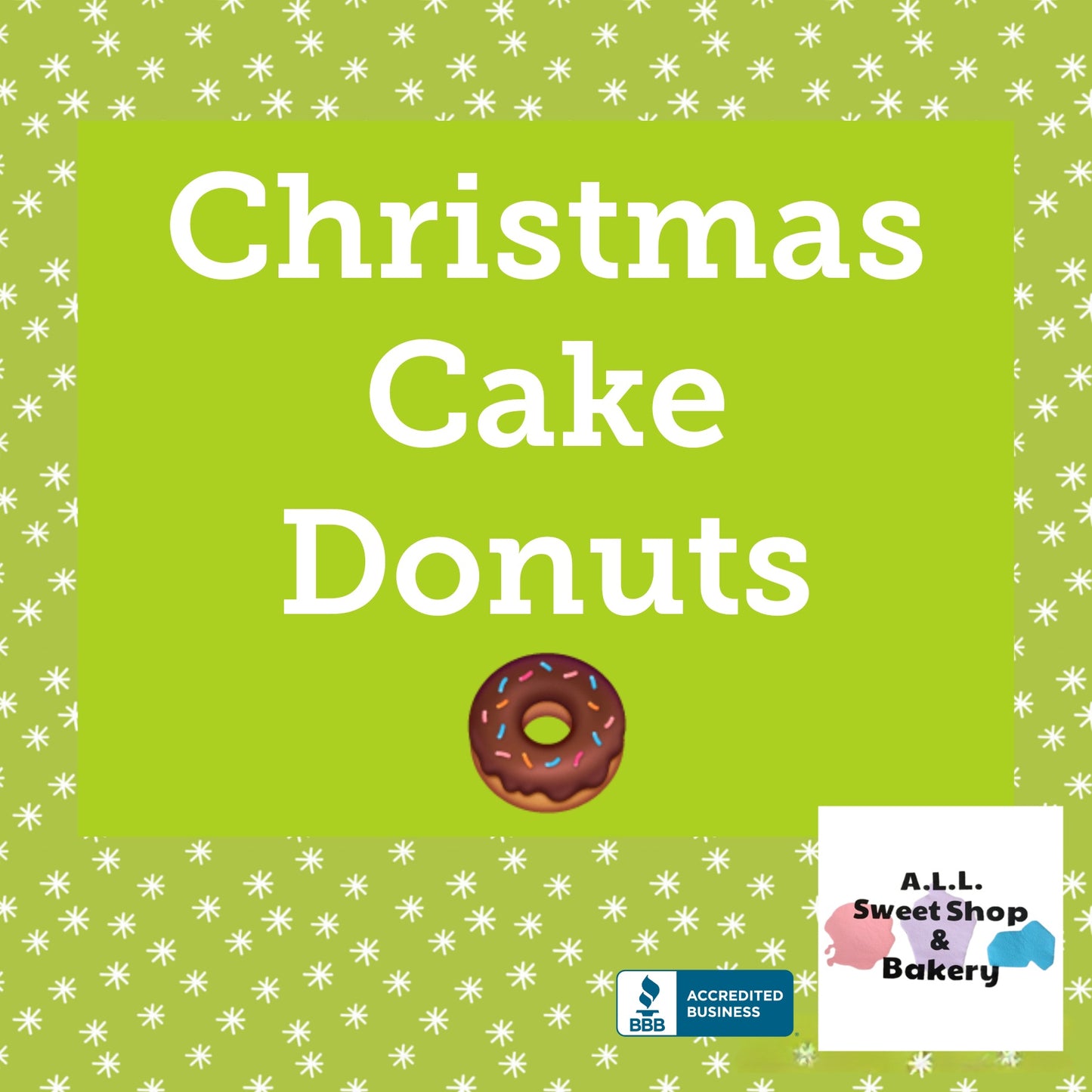 Christmas Cake Donuts