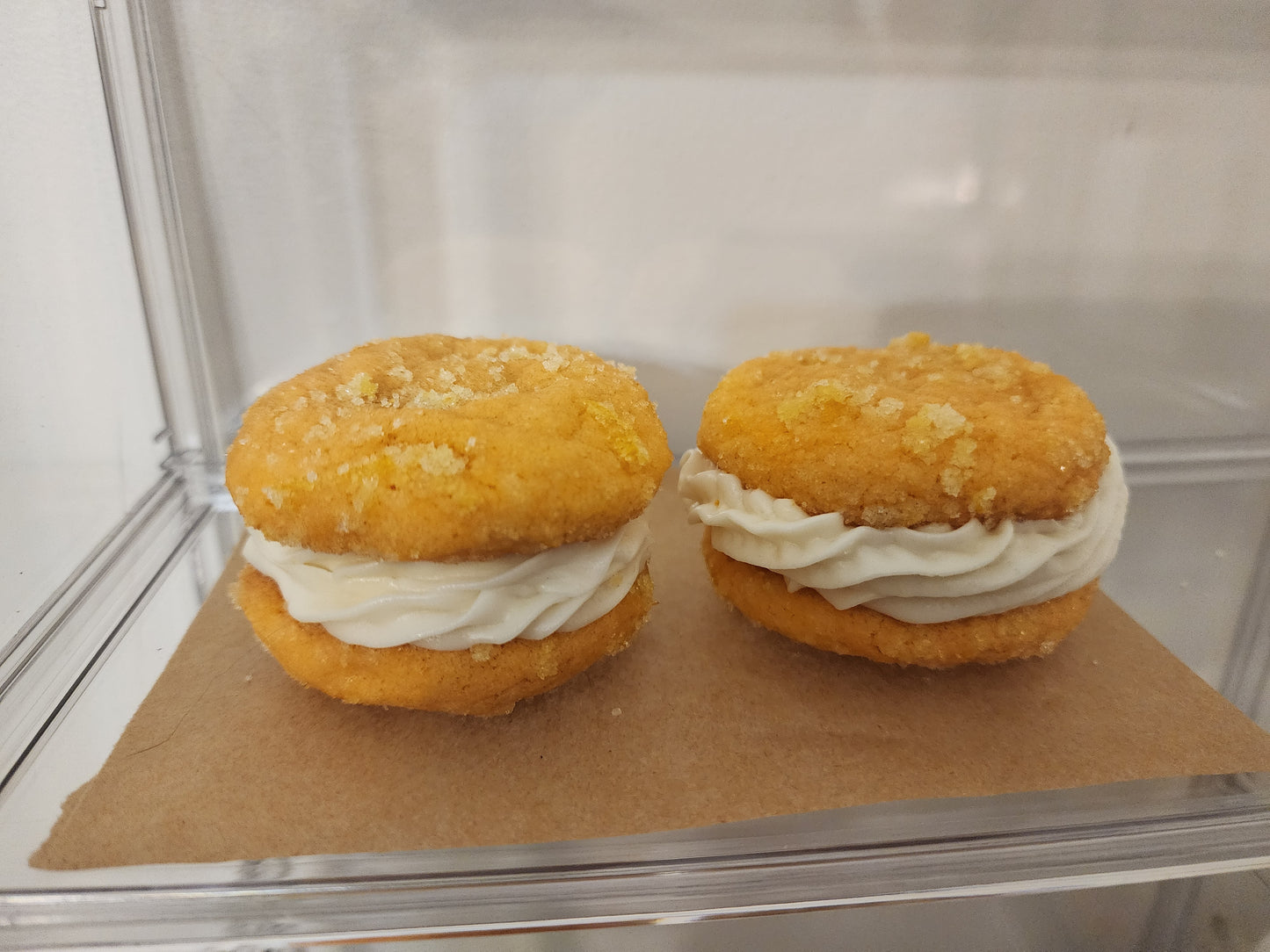 Orange Sugar Cookie Sandwiches